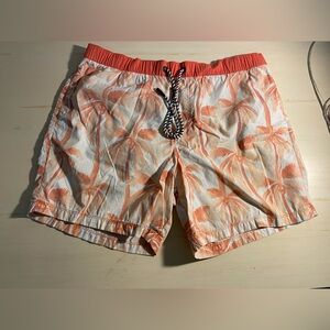 Everyday Sunday Coral Palm Print Swim Shorts